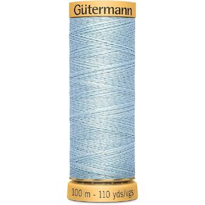 Gutermann Natural Cotton Thread 110 Yards-Aqua