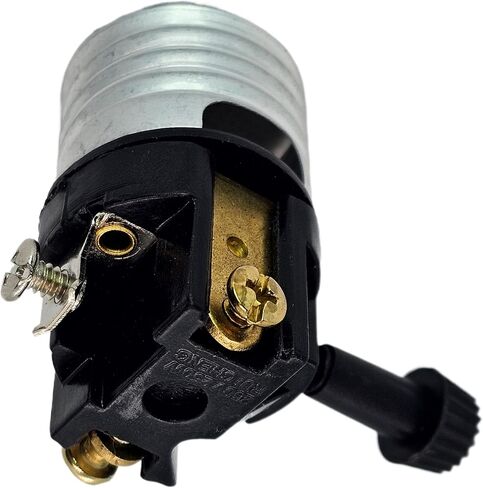 3-Terminal E26 Medium Base Socket Interior with Turn Knob in Kuwait