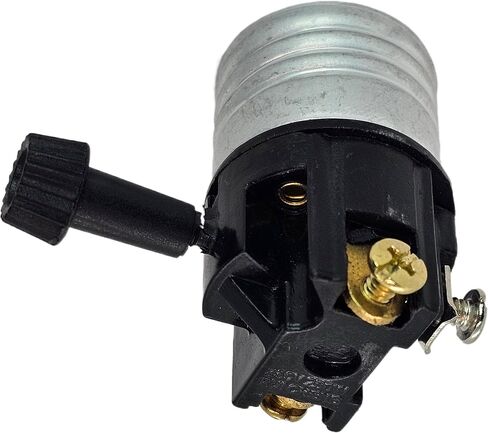 3-Terminal E26 Medium Base Socket Interior with Turn Knob in Kuwait