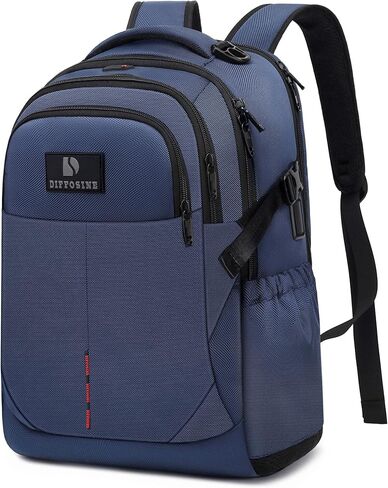 INSAVANT Laptop Backpack 15.6 Inch TSA Friendly Travel Backpacks Extra Large Durable College Travel Daypack Anti Theft with USB Charging Port Best Gift for Men Women (Grey) in Saudi Arabia