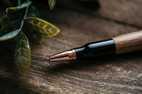 Whiskey Barrel Wood Bolt Action Ballpoint Pen (JD Whiskey Barrel Pen with Case and Extra Ink Refill) in Saudi Arabia