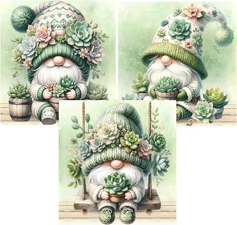 Gamteldot 4pcs مشهد الماس الماس للبالغين المبتدئين ، 5D الماس مجموعات فن الماس ، ونقاط DIY الماس الماس مجموعات الطلاء مع الحفر الكاملة الحفر الفنية للديكور الجدران المنزل هدية 12x16in in Kuwait