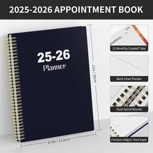 Planner 2025 - كل ساعة 2025 Planner Weekly and Monthly - كتاب المواعيد مع غلاف فني وربط مزدوج - تصميم بسيط للإنتاجية ، يناير - DCE. 2025 ، A5 (5.7 "× 8.5") in Kuwait