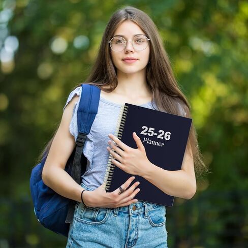 Planner 2025 - كل ساعة 2025 Planner Weekly and Monthly - كتاب المواعيد مع غلاف فني وربط مزدوج - تصميم بسيط للإنتاجية ، يناير - DCE. 2025 ، A5 (5.7 "× 8.5") in Kuwait