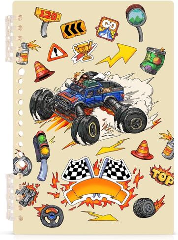 Goth Bat Flowers Spiral Notebook with Removable Circle Ring for College Office Work Ruled Journal A5 8.3"x5.7" 60 Sheets in Kuwait