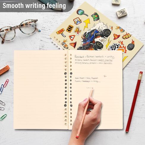 Goth Bat Flowers Spiral Notebook with Removable Circle Ring for College Office Work Ruled Journal A5 8.3"x5.7" 60 Sheets in Kuwait