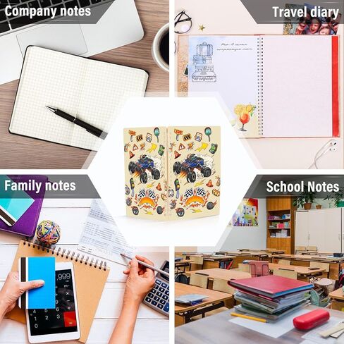 Goth Bat Flowers Spiral Notebook with Removable Circle Ring for College Office Work Ruled Journal A5 8.3"x5.7" 60 Sheets in Kuwait