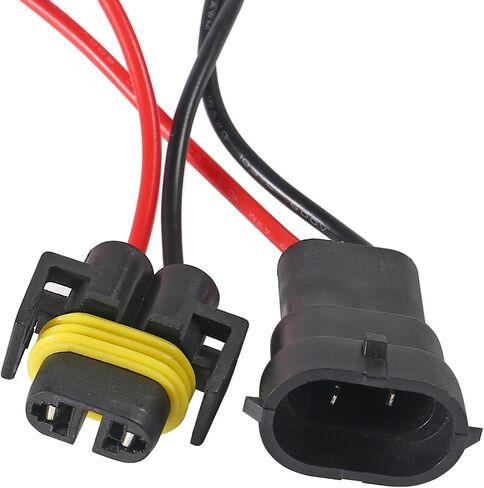 2pcs HB4 Load Resistors Adapter Load Resistor Kits Relay Harness Adapter Load Resistor for Fog Lights Flashing Error Code Anti Hyper Flash (HB4 9006 50W) in Saudi Arabia