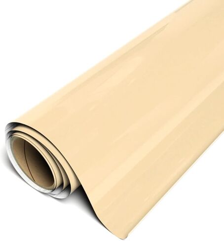 Siser EasyPSV Starling 12''x1yd - Permanent Adhesive Craft Vinyl, Dishwasher Safe, for Indoor and Outdoor Applications (Matte Cream & Sugar) in Saudi Arabia