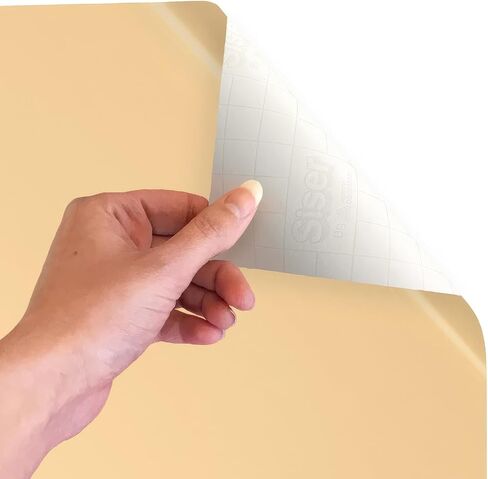 Siser EasyPSV Starling 12''x1yd - Permanent Adhesive Craft Vinyl, Dishwasher Safe, for Indoor and Outdoor Applications (Matte Cream & Sugar) in Saudi Arabia