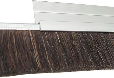 5 Set Horsehair 2.16 Inches x 39.37 InchesBrush Door Sweep Door Brush Seal Roll Up Door Garage Door Sweeps Suitable for Various Floors Easy Mounting (2.16 in, 5) in Kuwait