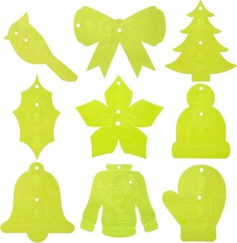 Acrylic Quilting & Craft Nesting Templates, Bell | for Use with 10" Precut Fabric Squares | Essential Patchwork Quilt Supplies for Cutting Patterns, Sewing, and DIY Blanket Making Projects in Saudi Arabia