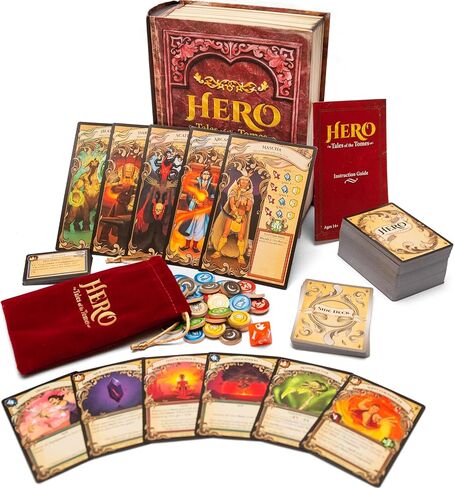 Hero: Tales of the Tomes 2E - By Tomekeeper Entertainment - لعبة بطاقة المعركة للمراهقين والبالغين - Deck Communal - No Collinging ، No Deck Building Game - 45 min+، 2-5 player in Saudi Arabia