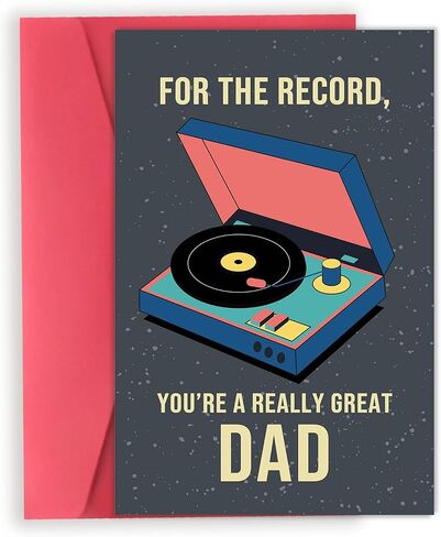 Asmallgf Comfort Cat Dad Gifts, Fathers Day Card from Cat, Cat Dad Fathers Day Card, “A Wish from The Cat" in Kuwait