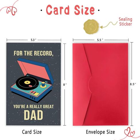 Asmallgf Comfort Cat Dad Gifts, Fathers Day Card from Cat, Cat Dad Fathers Day Card, “A Wish from The Cat" in Kuwait