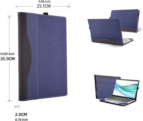 Laptop Cover for HP ProBook 460G11 16" Notebook HP probook 465 16 inch G11 All Inclusive Drop Case PU Leather Inside Pocket Cover (Pink) in Saudi Arabia