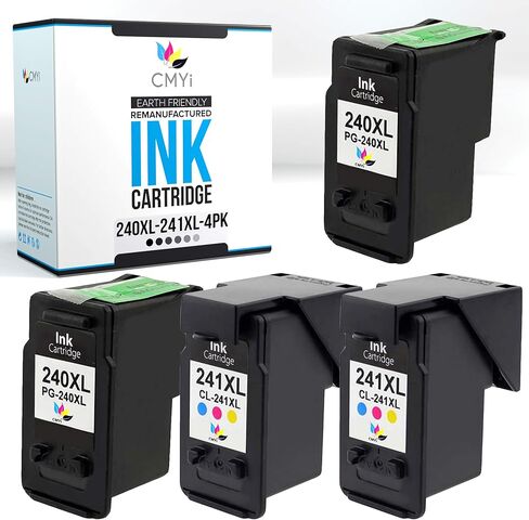240XL Black Replacement Ink Cartridge for Canon PIXMA MG2120, MG2140, MG2220, MG3120, MG3122, MG3140, MG3200, MG3220, MG3222, MG3500, MG3520, MG3522, MG3620, MG4120, MG4140, MG4220, MX372, MX392 in Kuwait