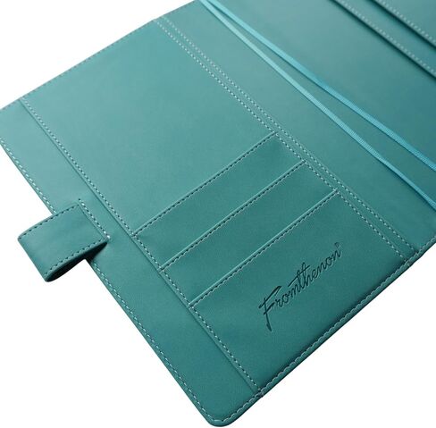 غطاء جلدي A5 PU Faux لمخططي دفاتر ، حالة مخطط قابلة لإعادة التعبئة [Cover فقط] (أسود) in Kuwait