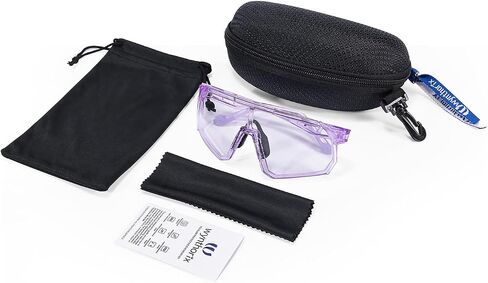 VeilGlam Clear Pickleball Glasses for Men Women, Protective Eyewear Protection Safety Sunglasses ANSI Z87.1 Anti Fog Scratch Tennis Squash Racquetball Goggles in Saudi Arabia