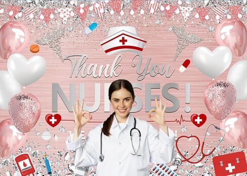 شكرا لك الممرضات خلفية 2025 الممرضة التقدير أسبوع لافت in Kuwait