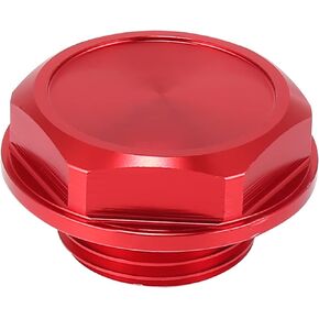 X AUTOHAUX Blue Aluminum Alloy Gas Engine Oil Filler Cap Plug Cover for Toyota TRD Highlander RAV4 Yaris Camry Corolla Tacoma Land Cruiser