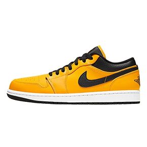 Nike Air Jordan 1 Low Men's White/Black-Green Glow 553558 131 in Kuwait