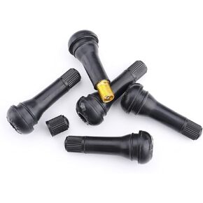 5 قطعة TR414 Snap-in CA65 النحاس إدراج الطول القياسي الأسود المطاط الإطارات صمام الجذعية للسيارة/دراجة نارية/دراجة المطاط/النحاس عجلة الإطارات صمام الجذعية in Kuwait