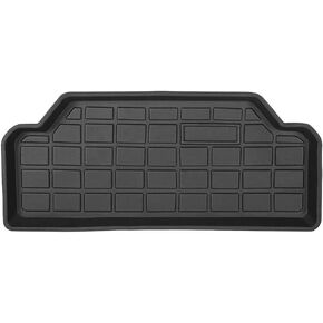 Mixsuper Custom Fit Rear Cargo Liner for Tesla Model S 2012-2020 All Weather Trunk Liner Cargo Mat Black (Not Fit 2021 Tesla Model S Plaid/Long Range)