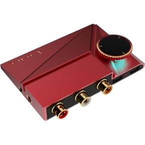 USB DAC Amp,Khadas Tone 2 Pro | Desktop Digital Analog Converter -Headphone Amplifier with USB-C/USB-C(I2S) Inputs/Outputs: 3.5mm Unbalanced / 4.4mm Balanced/RCA - MQA DECODER (Red)