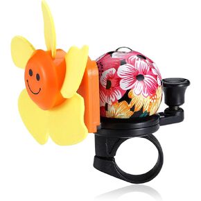 Sun Smile Windmill Bike Bell Flower Propeller for Mountain/Road Bike/Scooters