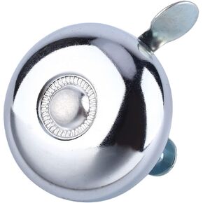Classic Bicycle Bell, Retro Metal Ring Bike Ring Bicycle Cycling Handlebar Loud Horn Bell Sound Alarm Fit The Outside Diameter of The Handlebar Tube of Your Bike (Silve)