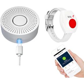 WiFi Caregiver Pager Call Button Wireless Nurse Alert Call Bell Emergency Alert Pager at Home for Elderly Patients