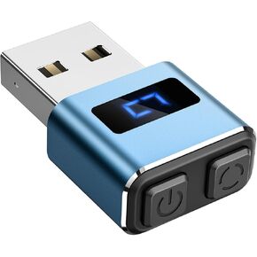 Meatanty Metal Tiny Mouse Jiggler, USB Mouse Mover Undetectable, Automatic Wiggler with Screen, 3 Modes Mouse Moving Device, Giggler Shaker Juggler Keep Computer Laptop Awake Office Remote Work-Purple in Kuwait