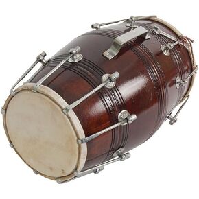Dholak Deluxe Delhi Style Drum - Nut And Bolt
