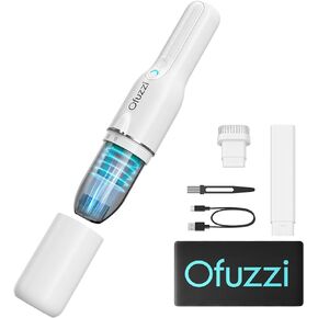 مكنسة Ofuzzi Slim H7 Pro المحمولة، 1.0 رطل، 27AW/11kPa، مكنسة كهربائية محمولة لاسلكية مع إضاءة LED ووضعين للسرعتين، ضوضاء منخفضة، شحن من النوع C، مكنسة كهربائية صغيرة لتنظيف المنزل، برتقالي