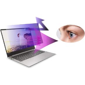 Premium Anti Blue Light and Anti Glare Screen Protector (2 Pack) for 15.6 inches Laptop with Aspect Ratio 16:9. Easy and Bubble Free Installation