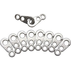 Brummel Hooks - Sister Clips Stainless Steel for 1/8 inch to 1/4 inch Cord.