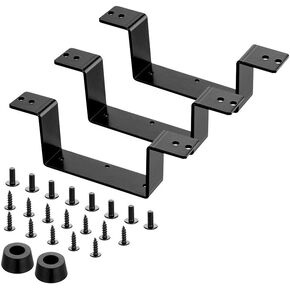 Under Desk Keyboard Tray Track Elevation Kit for 30" x 24" Desk - Easily Install Undermount Tray for Maximum Comfort and Better Posture Even with Desk Underside Bars