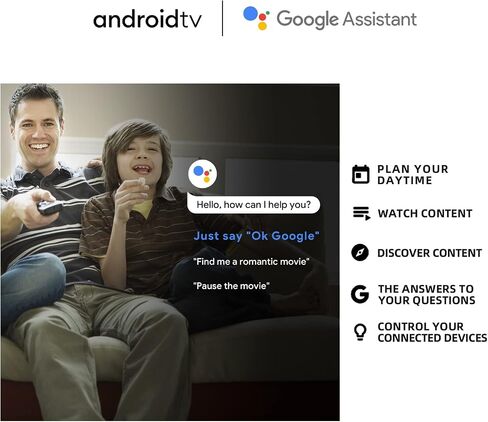 Android 11.0 TV Box, MECOOL KM2 Plus 2GB 16GB Smart TV Box with Netflix Certified, Google Assistant Dolby Atmos, TV Box 4K Support AV1, 2.4G/5G, Ethernet, WiFi 5, BT 5.0 with Amlogic S905X4 (Black) in Saudi Arabia