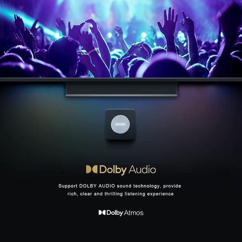 Android 11.0 TV Box, MECOOL KM2 Plus 2GB 16GB Smart TV Box with Netflix Certified, Google Assistant Dolby Atmos, TV Box 4K Support AV1, 2.4G/5G, Ethernet, WiFi 5, BT 5.0 with Amlogic S905X4 (Black) in Saudi Arabia