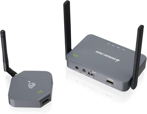 IOGEAR Wireless HDMI Transmitter and Receiver - 4K 1080P Streaming Video - Audio from Laptop - PC - Phone to 2 Video Devices - GW4K30GH60KIT in Kuwait