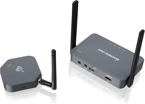 IOGEAR Wireless HDMI Transmitter and Receiver - 4K 1080P Streaming Video - Audio from Laptop - PC - Phone to 2 Video Devices - GW4K30GH60KIT in Kuwait