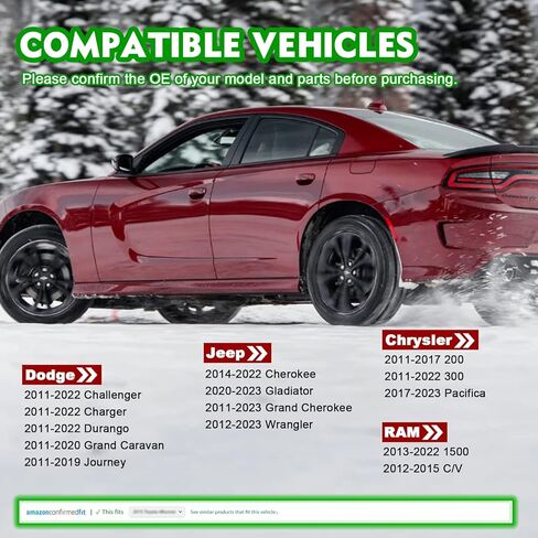 غطاء غطاء مبيت فلتر الزيت 68191350AA متوافق مع 2014-2021 Wrangler JK Cherokee Grand Cherokee Challenger Charger Durango Grand Caravan Journey 917-190... in Kuwait
