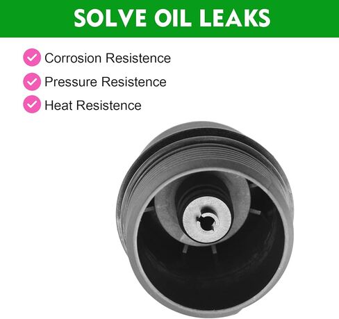 غطاء غطاء مبيت فلتر الزيت 68191350AA متوافق مع 2014-2021 Wrangler JK Cherokee Grand Cherokee Challenger Charger Durango Grand Caravan Journey 917-190... in Kuwait