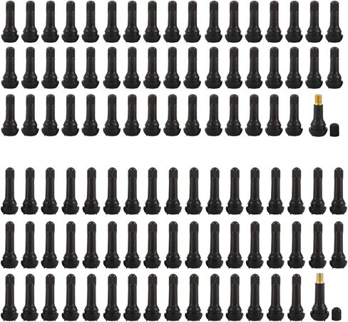 100 PCS TR413 and TR414 Snap-in Tire Valve Stem (50Pcs TR413 + 50Pcs TR414) in Kuwait