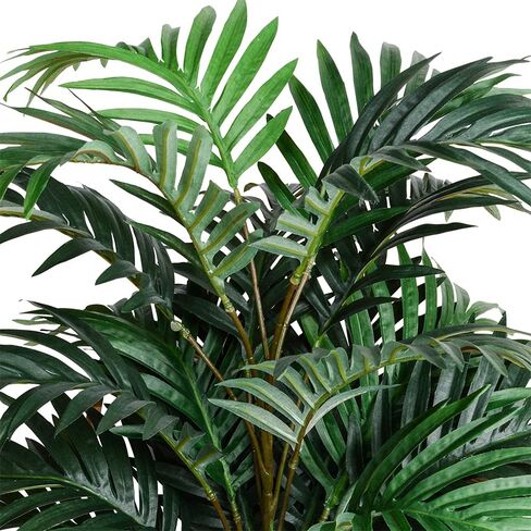 Artificial Palm Plants Leaves Faux Fake Tropical Large Palm Tree Imitation Leaf in Kuwait