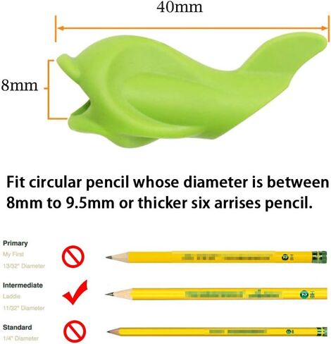 30 قطعة من أقلام الرصاص من Wolfride، مقابض أقلام الرصاص من السيليكون، مقابض أقلام الرصاص للكتابة، مقابض أقلام الرصاص للأطفال بخط اليد in Kuwait