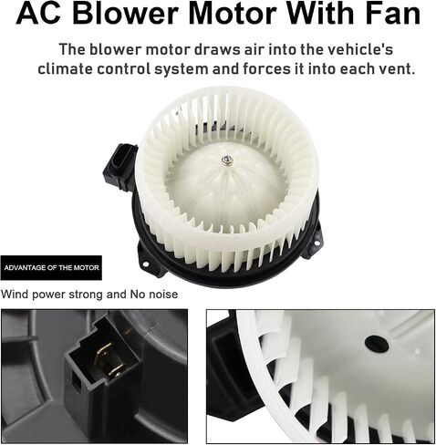 AEagle HVAC Heater Blower Motor with Fan Cage for 2009-2016 Dodge Ram | 2007-2017 Lincoln MKX | 2007-2017 Ford Edge | 2011-2013 Wrangler | 2007-2013 Acura MDX TL TSX Replaces 25770668 /700203 in Saudi Arabia
