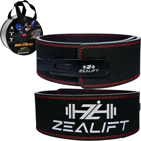 Weight Lifting Lever Belt | 10 mm Suede Leather Powerlifting belt for Squat, Deadlifting I Weightlifting belt for men and women I cinturones para mujer gym in Saudi Arabia