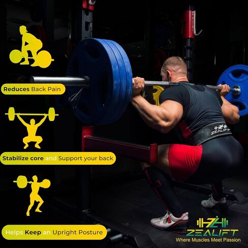 Weight Lifting Lever Belt | 10 mm Suede Leather Powerlifting belt for Squat, Deadlifting I Weightlifting belt for men and women I cinturones para mujer gym in Saudi Arabia